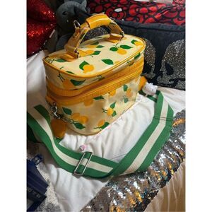 Y2k super rare vintage juicy couture fruit lemon cooler bag box lunch carrier